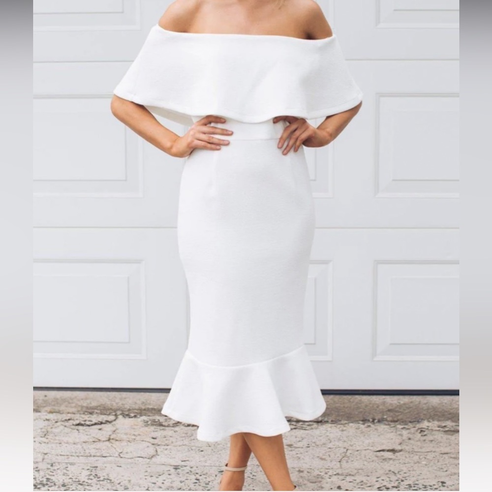 Esther & Co Kirby Dress- White never worn